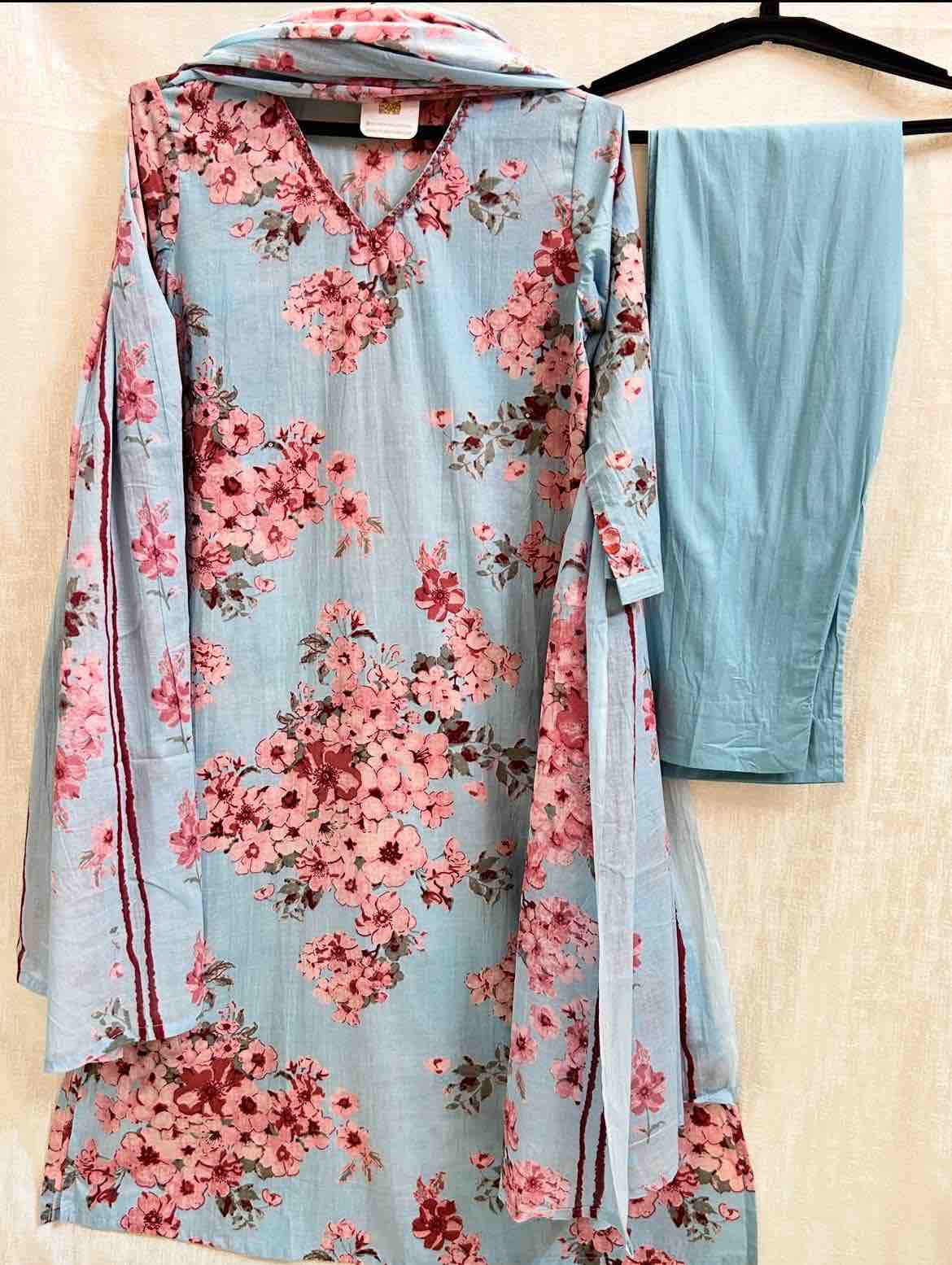 Ocean Breeze Cotton Suit